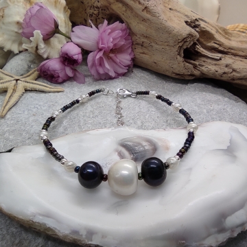 Náramek z perel a...