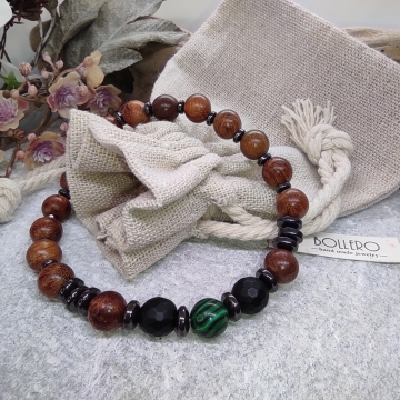 Náramek z dřevěných...