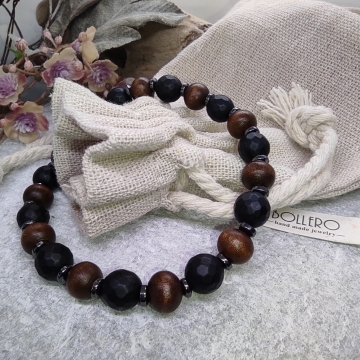 Náramek z dřevěných...