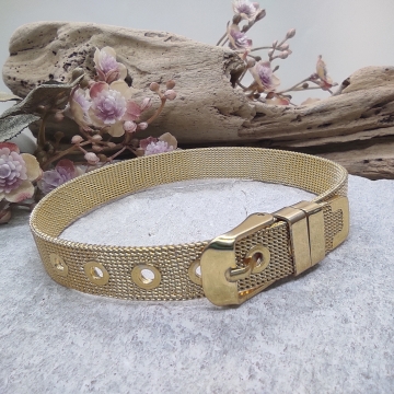 Páskový náramek zlatý