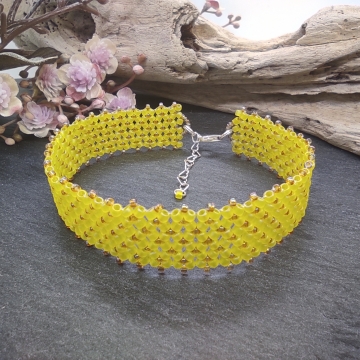 Náramek žlutý topaz