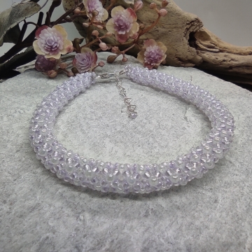 Náramek světle fialový pastel