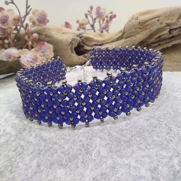 Náramek kobaltově modrý
