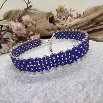 Náramek tmavě modrý