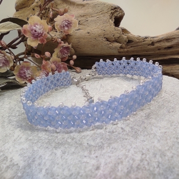 Náramek světle modrý s...