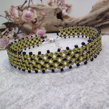 Náramek žluto-zelený